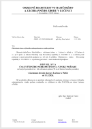 Odvolanie času zvýšeného nebezpečenstva vzniku požiaru